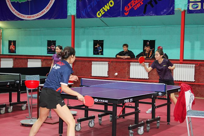 KRSU team — bronze medalist of the 2026 Universiade in table tennis
