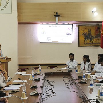 Young scientists spoke about English-language medical education in Kyrgyzstan