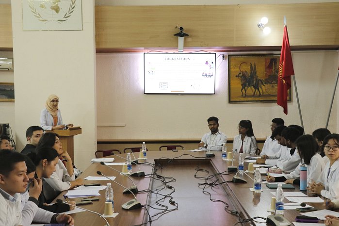 Young scientists spoke about English-language medical education in Kyrgyzstan