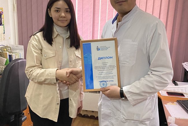 «Pathological smart guys»: KRSU students took a nomination at the II All-Russian Student Olympiad in General Pathology