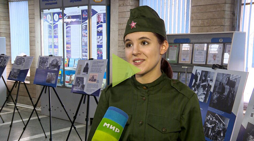 A concert and exhibition dedicated to the day of the complete liberation of Leningrad from the fascist blockade was organized at the Bishkek University [KRSU]