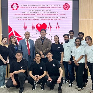 KRSU — students, winners of the II International Olympiad of Medical Universities