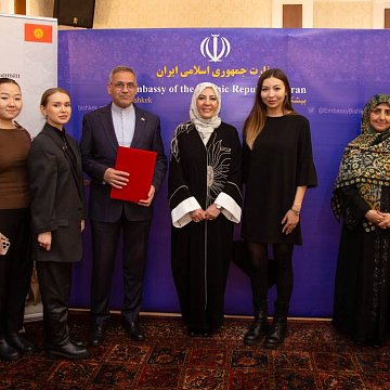 KRSU strengthens international dialogue: participation in a gala reception at the Iranian Embassy