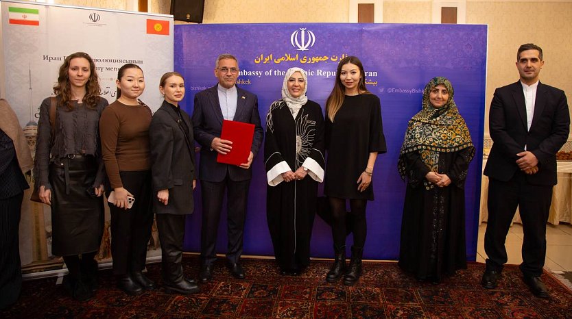 KRSU strengthens international dialogue: participation in a gala reception at the Iranian Embassy