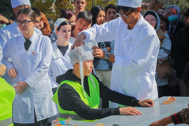 В КРСУ прошли масштабные республиканские противопожарные учения