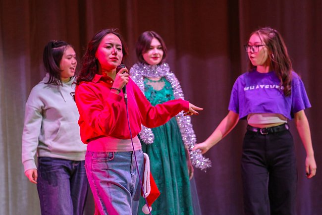 KRSU students celebrated the New Year brightly!