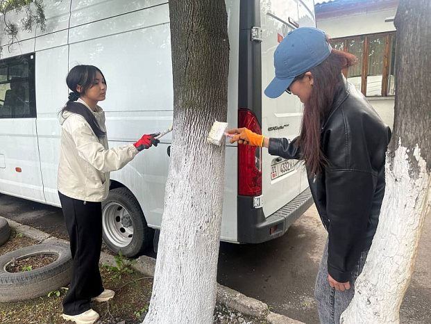 Cleanup day on the allocated territory of the department