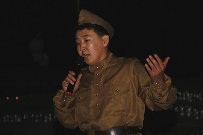 Студенты КРСУ приняли участие в Международной акции «Свеча Памяти»