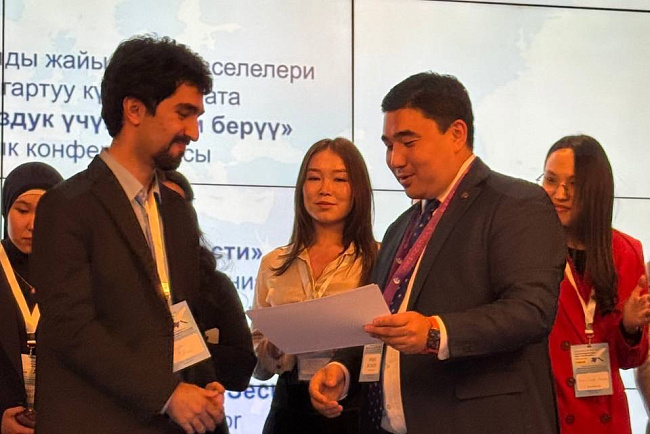 Студенты КРСУ стали победителями конкурса видеороликов на региональной конференции по вопросам мира и безопасности