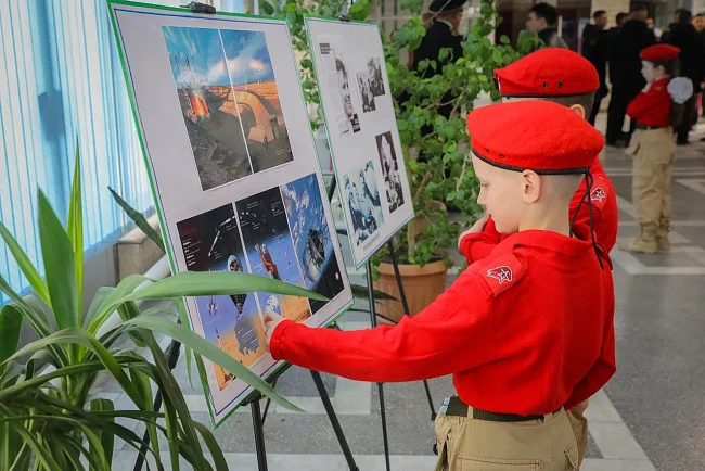 An exhibition dedicated to the 90th anniversary of the birth of Yuri Gagarin opened at KRSU