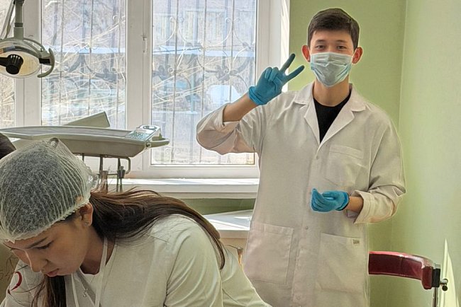 The KRSU dental team took third place at the international Olympiad