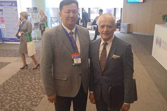 Professor KRSU Sh. Sulaimanov took part in the XXIV Congress of Pediatricians of Russia