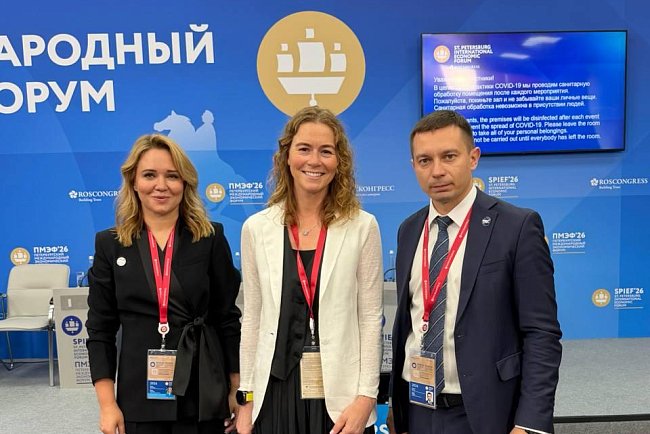 The KRSU delegation takes part in SPIEF 2026