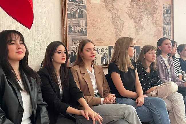 Student journalists from KRSU took part in a master class from NCFU