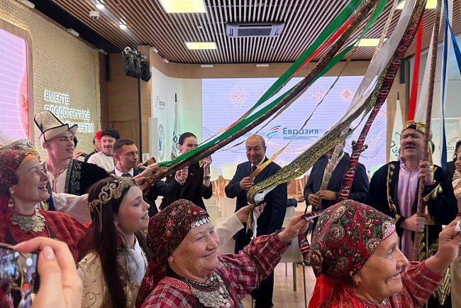 The KRSU delegation takes part in SPIEF 2026
