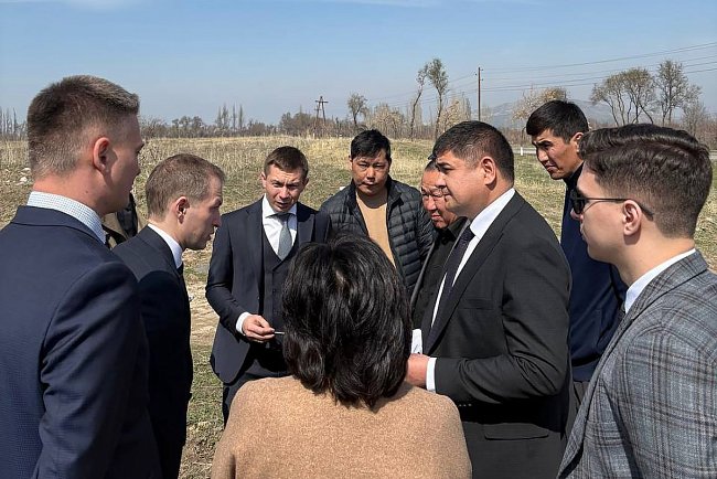 New campus KRSU: the Russian delegation inspected the site for construction