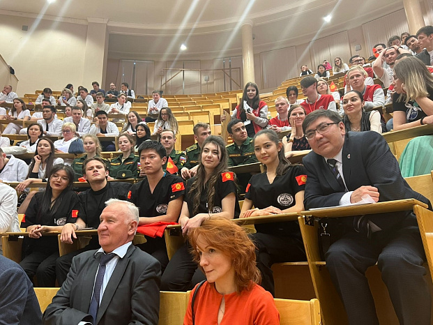 The KRSU team became the best in the creative competition at the Anatomy Olympiad