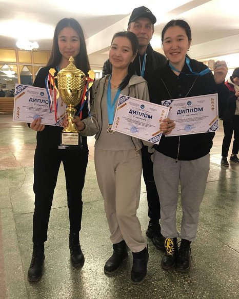 The KRSU table tennis team won second place at the 2022 Universiade