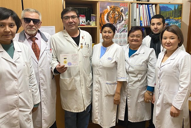 Associate Professor KRSU Anvar Beisembayev was awarded a medal «For Services to the University»