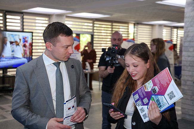 An exhibition opened at KRSU «Education in Russia — 2026»
