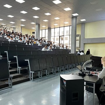 Associate Professor KRSU gave a lecture for medical students of KSMA