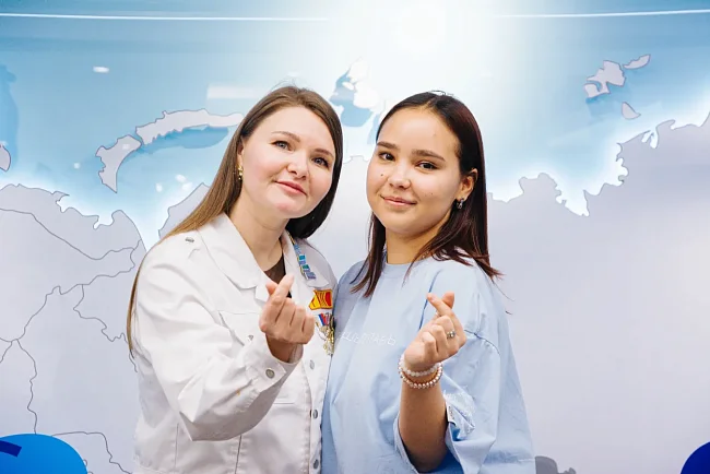 Student medical team KRSU at the All-Russian Medical Career Forum in Irkutsk