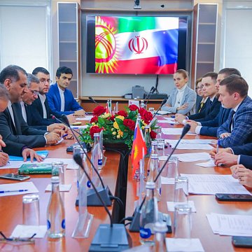 Иран делегациясы Кыргыз-Орус Славян университетинде болду
