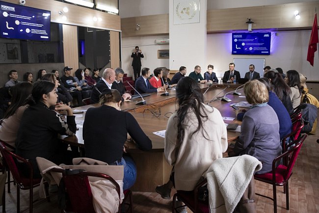 Students, undergraduates and graduate students of KRSU were told about the State Program «Turkey Scholarships»
