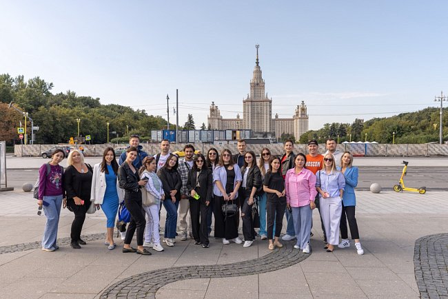Leading specialist of the KRSU Olympic Institute Samrat Karachev visited a blog tour of Moscow organized by Rossotrudnichestvo