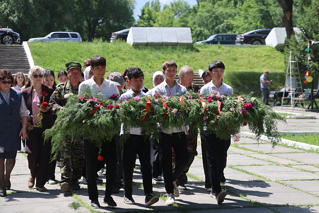 Memory that was preserved: a restored monument to Ivan Panfilov was unveiled in Panfilovsky