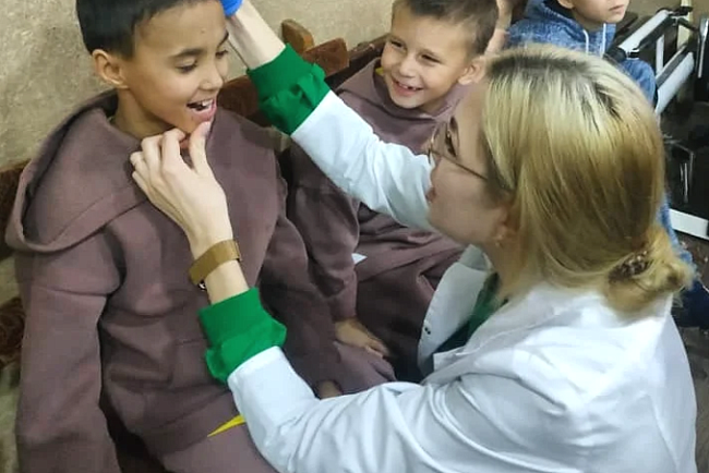 «Tooth fairies» KRSU visiting children