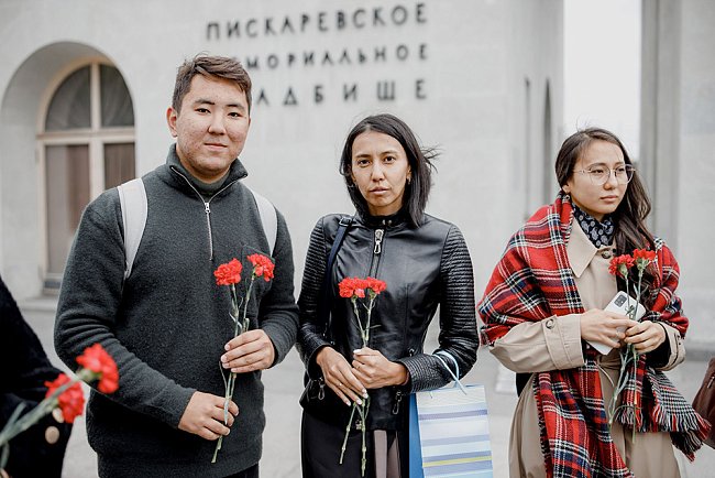 «Volunteers of Victory» KRSU honored the memory of the heroes of besieged Leningrad