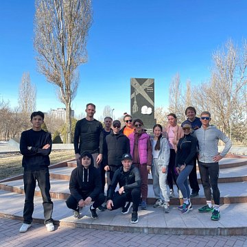Morning jog with the rector: KRSU for an active lifestyle