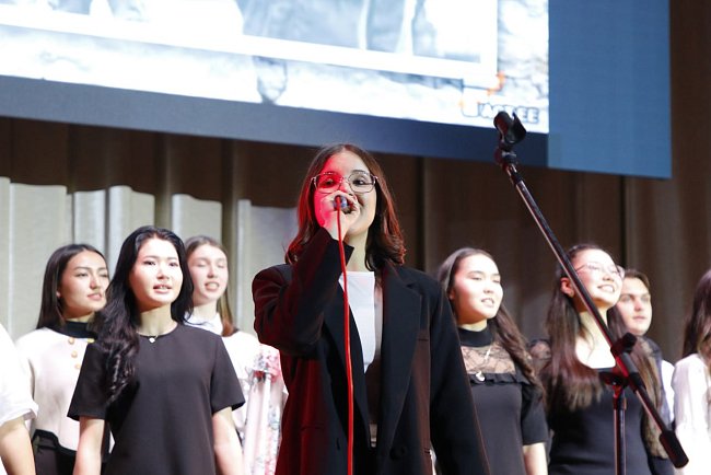The festival of student creativity «Let's bow to those great years» was held at KRSU