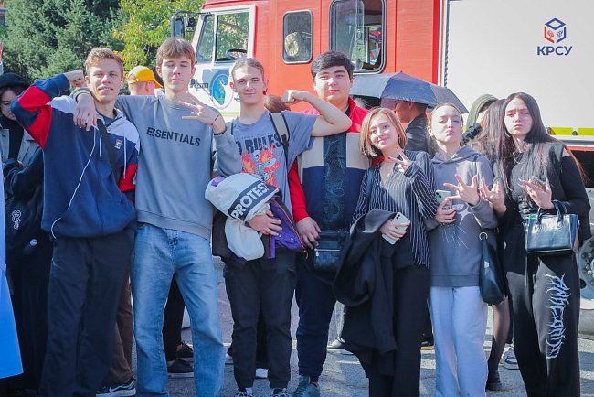 A large-scale republican fire-fighting exercise took place at KRSU