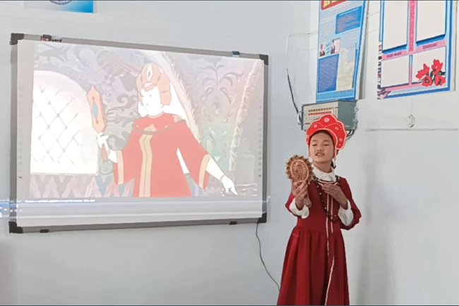 Youth online campaign «Reading Pushkin together» in Kyrgyzstan