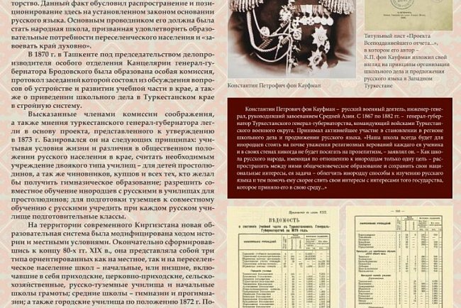 Virtual exhibition about the history of Russian education