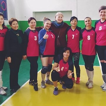 Volleyball players KRSU – winners of the Spartakiad