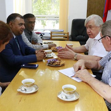 KRSU was visited by Charge d'Affaires of the Ambassador of India to the Kyrgyz Republic, Rajesh Kumar