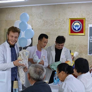 KRSU healers took part in the Olympiad with swaddling!