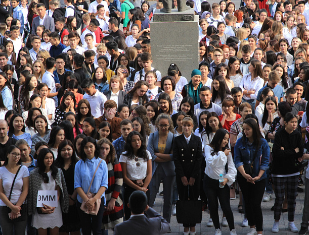 Ceremonial line for KRSU freshmen! (1 September 2023)