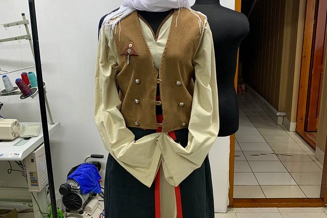 A KRSU student created costumes for the opening ceremony of the VI World Nomad Games