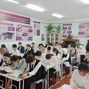 The Kyzyl School expressed gratitude to KRSU for their help