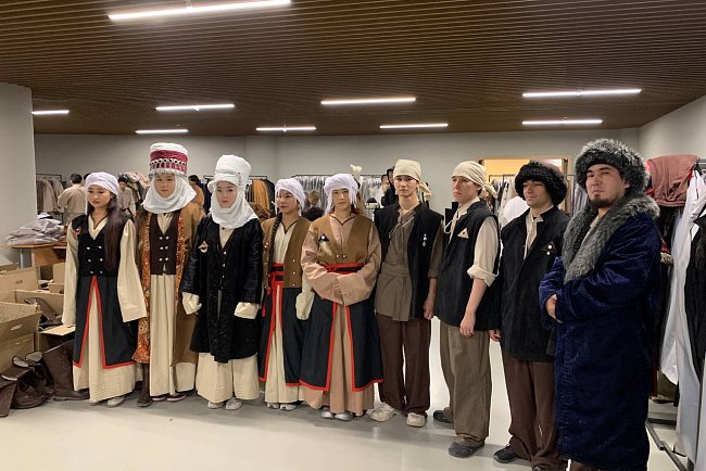 A KRSU student created costumes for the opening ceremony of the VI World Nomad Games