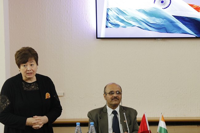 The Indian Ambassador visited the first university in Kyrgyzstan – and this is KRSU!