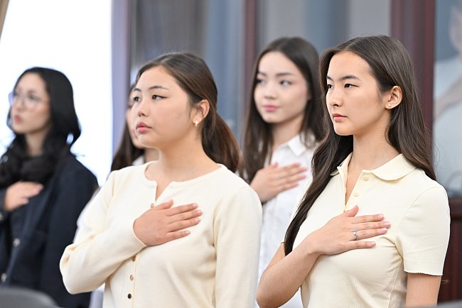 Students of the Faculty of Law of KRSU visited the Central Election Commission of the Kyrgyz Republic