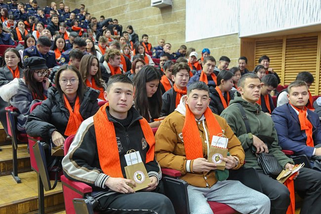 KRSU hosted a lecture on crime prevention from the Ministry of Internal Affairs