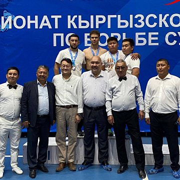 KRSU students successfully performed at the Kyrgyz Republic Sumo Wrestling Championship, winning prizes in various weight categories.