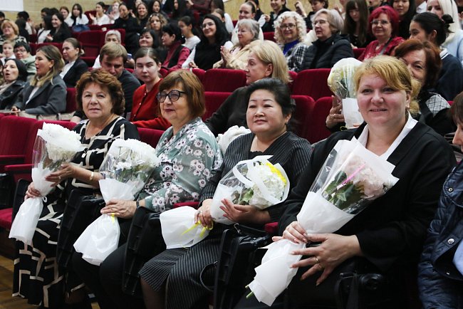 A festive concert dedicated to Teacher's Day was held at KRSU