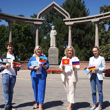 KRSU employees present a project for an ethno-festival «Cultural Bridge» in Moscow